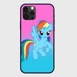 Чехол для iPhone 12 Pro My Little Pony, цвет: 3D-черный