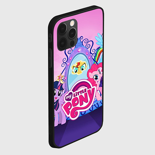 Чехол iPhone 12 Pro My Little Pony / 3D-Черный – фото 2