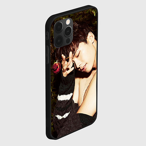 Чехол iPhone 12 Pro Lee Jong Hyun / 3D-Черный – фото 2