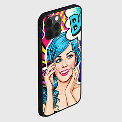Чехол для iPhone 12 Pro Pop art, цвет: 3D-черный — фото 2