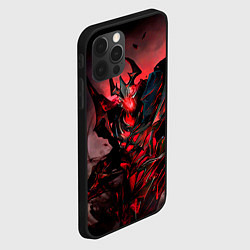 Чехол для iPhone 12 Pro Shadow Fiend, цвет: 3D-черный — фото 2