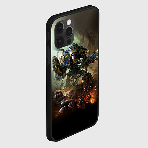Чехол iPhone 12 Pro Титан / 3D-Черный – фото 2