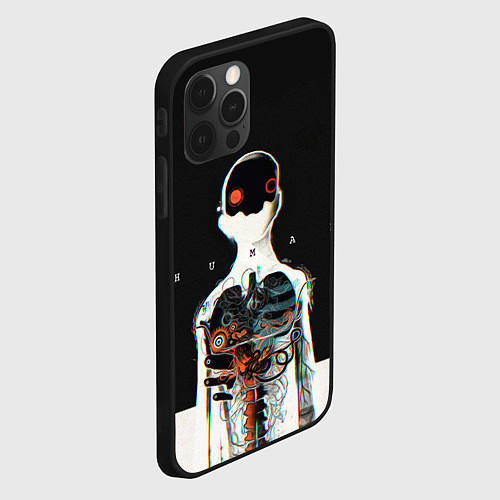 Чехол iPhone 12 Pro Three Days Grace: Skeleton / 3D-Черный – фото 2