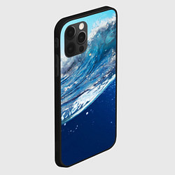 Чехол для iPhone 12 Pro Стихия воды, цвет: 3D-черный — фото 2