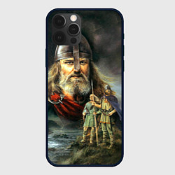 Чехол для iPhone 12 Pro Богатырь Руси, цвет: 3D-черный