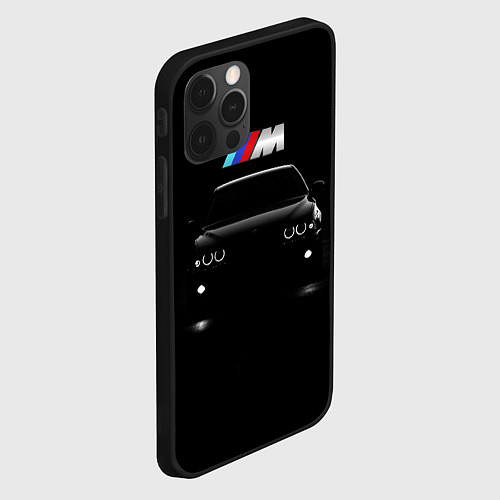 Чехол iPhone 12 Pro BMW / 3D-Черный – фото 2