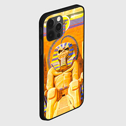 Чехол для iPhone 12 Pro Iron Maiden: Pharaon, цвет: 3D-черный — фото 2