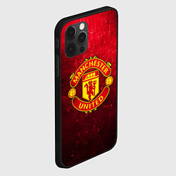 Чехол для iPhone 12 Pro Манчестер Юнайтед, цвет: 3D-черный — фото 2