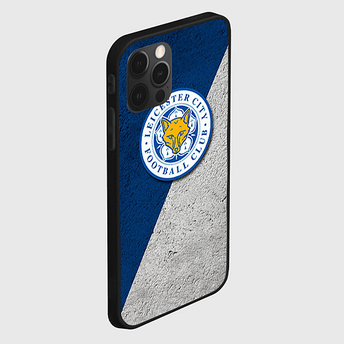 Чехол iPhone 12 Pro Leicester City FC / 3D-Черный – фото 2