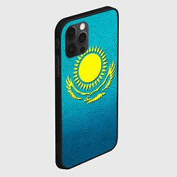 Чехол для iPhone 12 Pro Флаг Казахстана, цвет: 3D-черный — фото 2