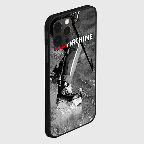 Чехол iPhone 12 Pro Red maсhine / 3D-Черный – фото 2