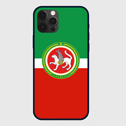 Чехол для iPhone 12 Pro Татарстан: флаг, цвет: 3D-черный
