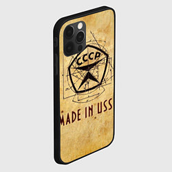 Чехол для iPhone 12 Pro Made in USSR, цвет: 3D-черный — фото 2