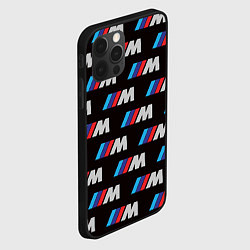 Чехол для iPhone 12 Pro BMW M, цвет: 3D-черный — фото 2