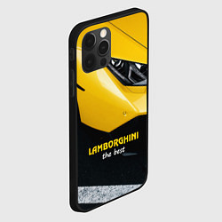 Чехол для iPhone 12 Pro Lamborghini the best, цвет: 3D-черный — фото 2