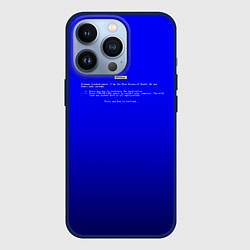 Чехол для iPhone 13 Pro BSOD, цвет: 3D-тёмно-синий