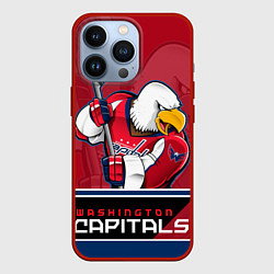 Чехол для iPhone 13 Pro Washington Capitals, цвет: 3D-красный