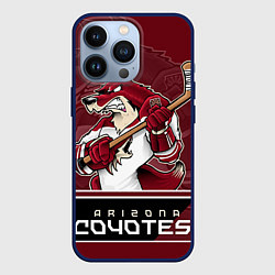 Чехол для iPhone 13 Pro Arizona Coyotes, цвет: 3D-тёмно-синий