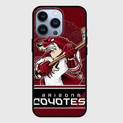 Чехол для iPhone 13 Pro Arizona Coyotes, цвет: 3D-черный