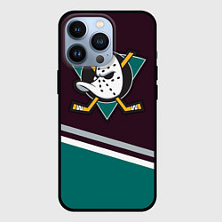 Чехол для iPhone 13 Pro Anaheim Ducks, цвет: 3D-черный