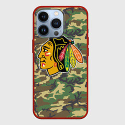 Чехол iPhone 13 Pro Blackhawks Camouflage