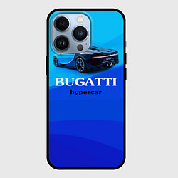 Чехол для iPhone 13 Pro Bugatti hypercar, цвет: 3D-черный