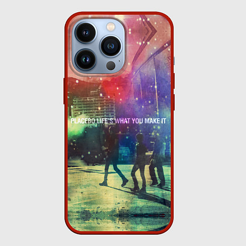 Чехол iPhone 13 Pro Placebo / 3D-Красный – фото 1