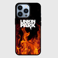 Чехол для iPhone 13 Pro Linkin Park: Hell Flame, цвет: 3D-черный