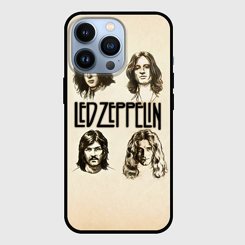 Чехол iPhone 13 Pro Led Zeppelin Guys / 3D-Черный – фото 1
