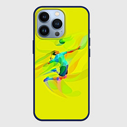Чехол для iPhone 13 Pro Волейбол, цвет: 3D-тёмно-синий