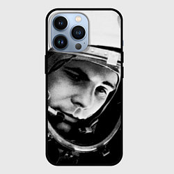 Чехол для iPhone 13 Pro Гагарин космонавт, цвет: 3D-черный
