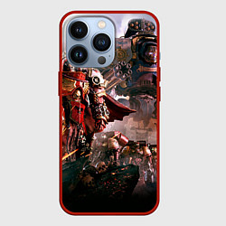 Чехол для iPhone 13 Pro Warhammer 40k: Angelos, цвет: 3D-красный