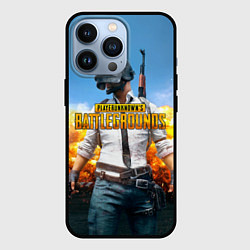 Чехол для iPhone 13 Pro PUBG Wars, цвет: 3D-черный