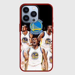 Чехол для iPhone 13 Pro Golden State Warriors 5, цвет: 3D-красный