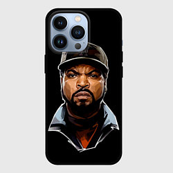 Чехол для iPhone 13 Pro Ice Cube, цвет: 3D-черный