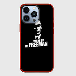 Чехол для iPhone 13 Pro Wake up Mr. Freeman, цвет: 3D-красный