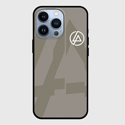 Чехол для iPhone 13 Pro Linkin Park: Grey style, цвет: 3D-черный