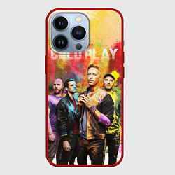Чехол для iPhone 13 Pro Coldplay, цвет: 3D-красный
