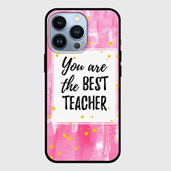 Чехол для iPhone 13 Pro Лучший учитель, цвет: 3D-черный