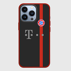 Чехол для iPhone 13 Pro Bayern FC: Black 2018, цвет: 3D-красный