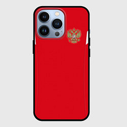 Чехол для iPhone 13 Pro Сборная России: ЧМ 2018, цвет: 3D-черный