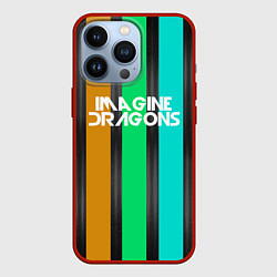 Чехол для iPhone 13 Pro Imagine Dragons: Evolve Lines, цвет: 3D-красный