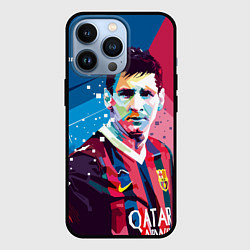 Чехол для iPhone 13 Pro Lionel Messi, цвет: 3D-черный