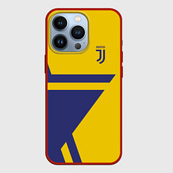 Чехол для iPhone 13 Pro FC Juventus: Star, цвет: 3D-красный
