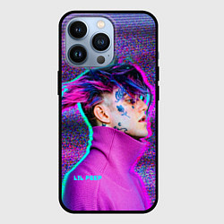 Чехол для iPhone 13 Pro Lil Peep: Glitch, цвет: 3D-черный