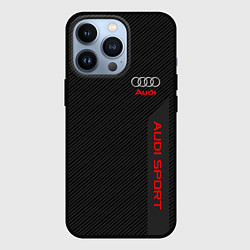 Чехол для iPhone 13 Pro Audi: Sport Line, цвет: 3D-черный