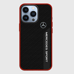 Чехол для iPhone 13 Pro Mercedes AMG: Sport Line, цвет: 3D-красный