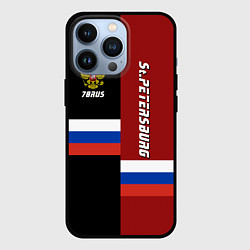 Чехол для iPhone 13 Pro St.Petersburg, Russia, цвет: 3D-черный