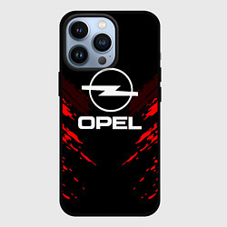 Чехол для iPhone 13 Pro Opel: Red Anger, цвет: 3D-черный