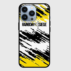 Чехол для iPhone 13 Pro Rainbow Six Siege: Yellow, цвет: 3D-черный